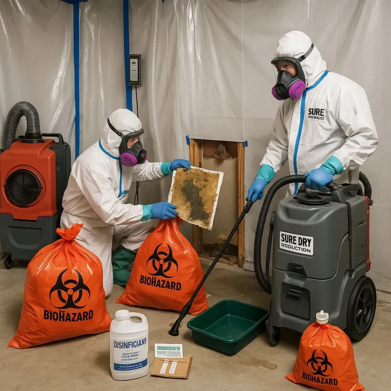 Contaminated Water Handling Protocols process in White Island Shores, MA