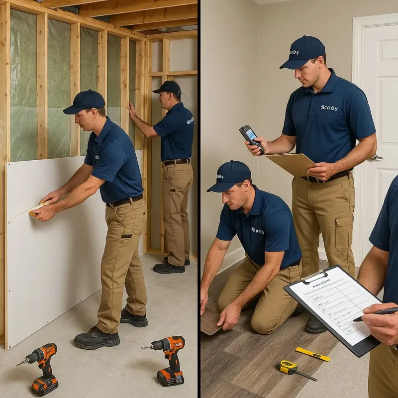 Repairs and Reconstruction process in White Island Shores, MA